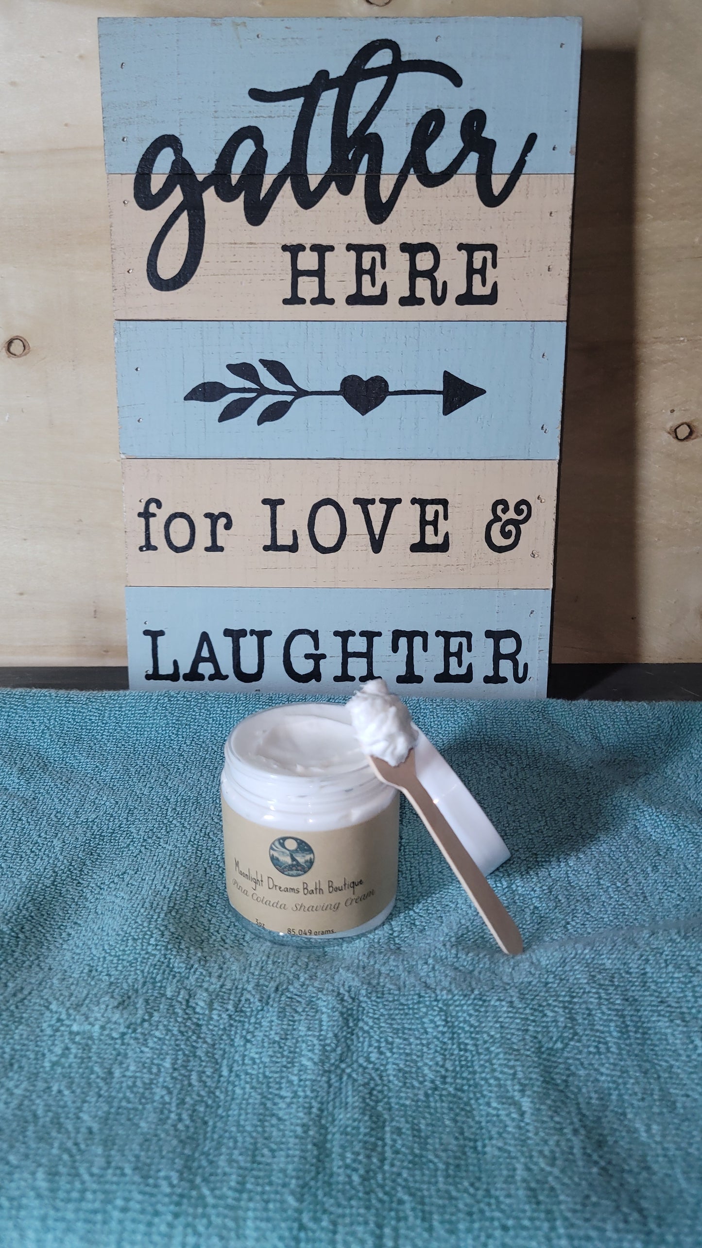 Pina colada shaving cream/soap