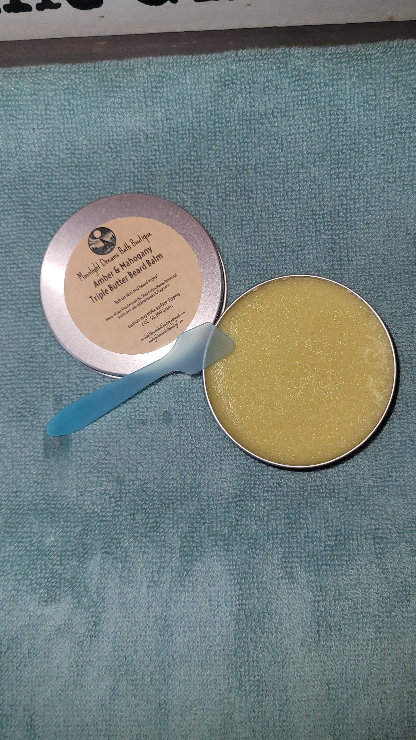 Amber and Mahogany Triple Butter Beard (skin) Balm